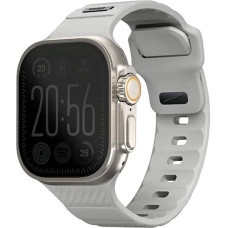 Uniq pasek Stride Apple Watch Series1/2/3/4/5/6/7/8/9/SE/SE2/Ultra/Ultra 2 42/44/45/49mm FKM Rubber Strap szary/chalk grey
