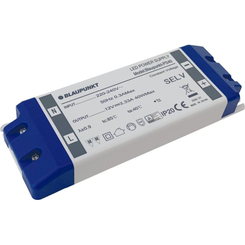 Blaupunkt Taśma LED Blaupunkt Zasilacz LED Blaupunkt 12V 40W do taśm