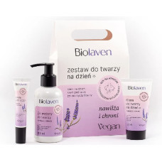 Biolaven Zestaw Do Twarzy Na Dzień krem do twarzy 50ml + żel myjący 150ml + krem pod oczy 15ml