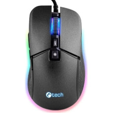 C-Tech herní myš Dawn, casual gaming, 6400 DPI, RGB podsvícení, USB