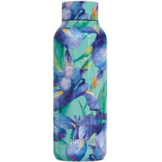 Quokka Solid - Butelka termiczna ze stali nierdzewnej 510 ml (Blue Irises)