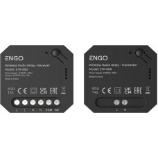 F&F ETR-868 - przekaźnik bezprzewodowy, nadajnik+odbiornik, sterowany radiowo, 868Mhz, 230V