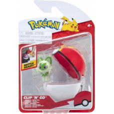 Pokemon CLIP N GO SPRIGATITO WITH REPEAT BALL