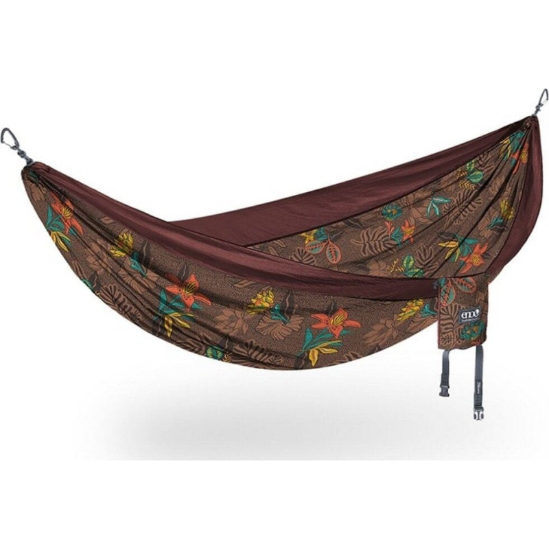 ENO Hamak DoubleNest Print, Tropic/ Merlot