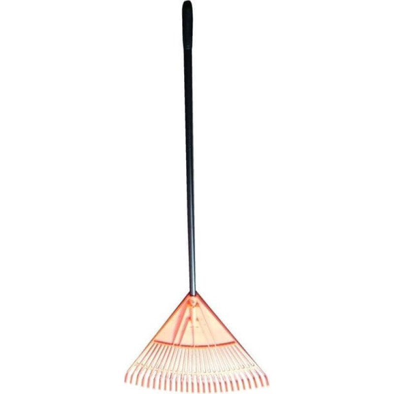 BIG PLASTIC FAN RAKE WITH METAL HANDLE VG14