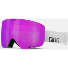 Giro Gogle zimowe GIRO CONTOUR RS WHITE WORDMARK (Szyba lustrzana kolorowa VIVID-Carl Zeiss PINK 00% S2 + Szyba lustrzana kolorowa VIVID-Carl Zeiss INFRARED 58% S1) (NEW 2024/2025)