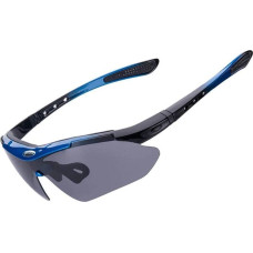 Rockbros Okulary rowerowe z polaryzacją i filtrem UV 400 niebieskie ROCKBROS
