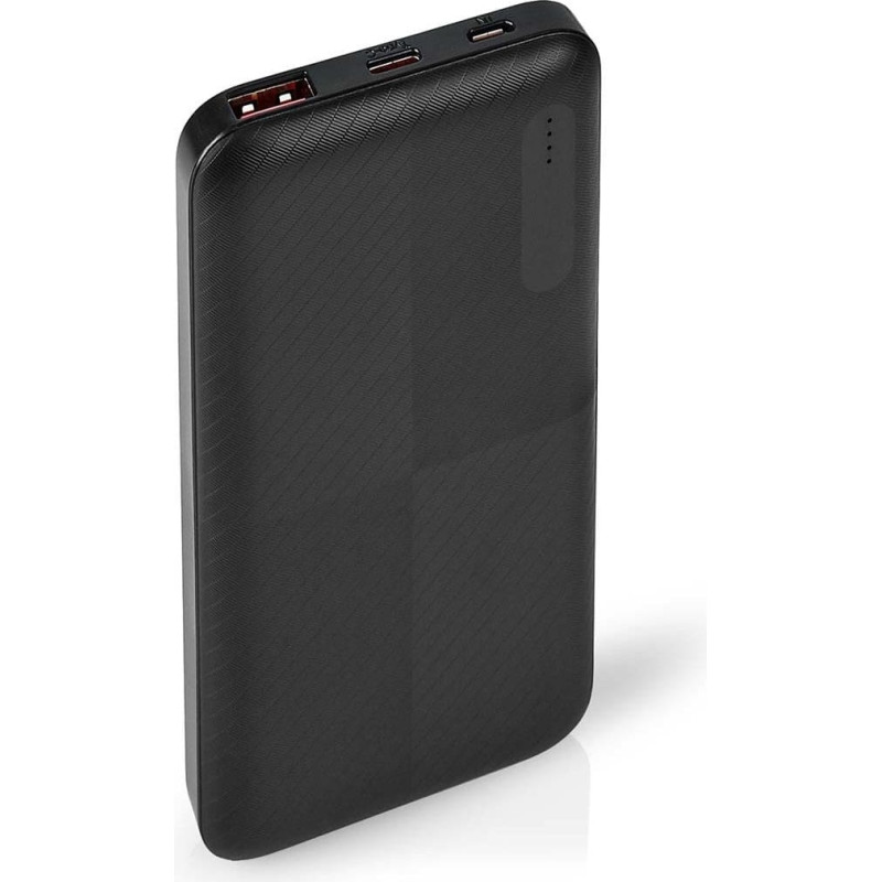 Nedis Powerbank 10000mAh, schwarz