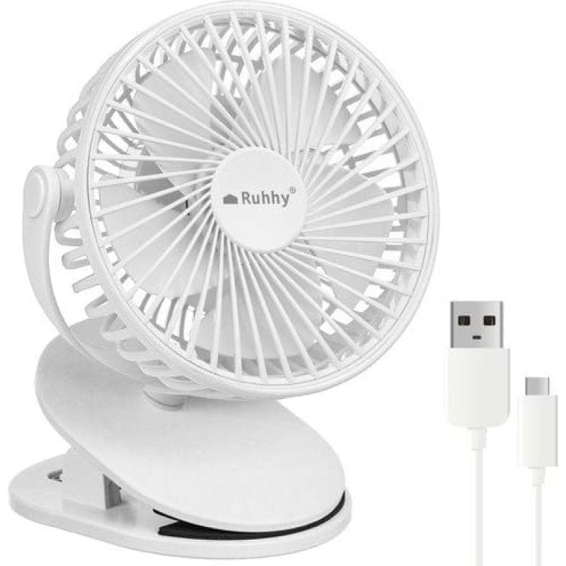 Ruhhy Wentylator bezprzewodowy biały Ruhhy 25566