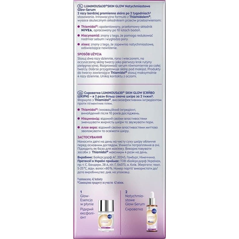 Nivea Luminous Even Glow Serum 30 ml