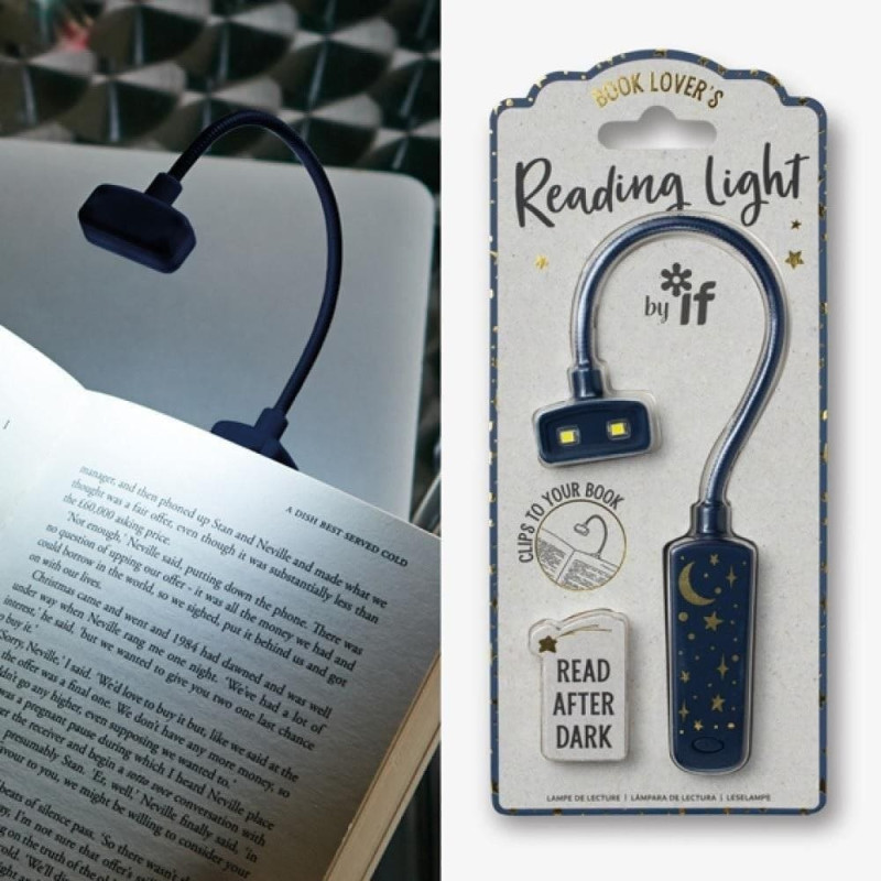 IF Lampka do czytania Księżyc i gwiazdy Book lovers