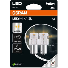 Osram LED Pære Gul PY21W - Sæt.