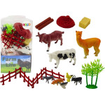 Leantoys Figurka LeanToys Zestaw Figurek Zwierzęta Domowe Farma Akcesoria 26el