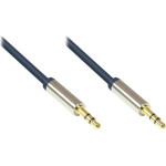 Alcasa GC-M0042 kabel audio 3 m 3.5mm Niebieski