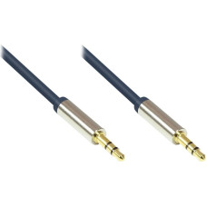 Alcasa GC-M0042 kabel audio 3 m 3.5mm Niebieski