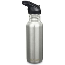 Klean Kanteen Kanteen Classic Narrow (Flip Sport), 532ml/18oz, Brushed Stainless