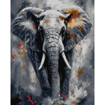 Ideyka Malowanie po numerach - Majestatyczny słoń 40x50cm