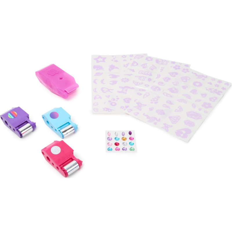 Spin Master Cool Maker , Shimmer Me Body Art Refill Pack with Exclusive Glitter, 3 Metallic Foils, Over 120 Designs, Temporary Tattoo Kids Toys for Ages 8 and up, Children''s tattoo set, 8 yr(s), Multicolour