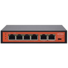 Planet Wi-Tek WI-PE51E przedłużacz sieciowy Nadajnik sieciowy Czarny, Pomarańczowy 10, 100 Mbit/s