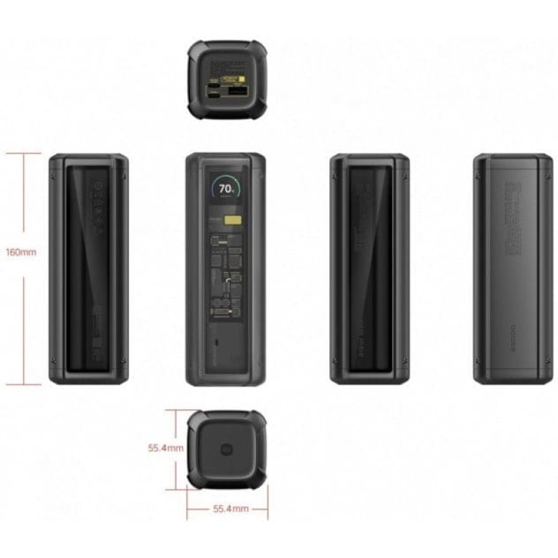 Xiaomi Power Bank | HyperCharge | 25000 mAh | Black
