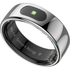 Powerton Smart RING PRO srebrny, zmierz stres, bicie serca, monitor. snu, roz .12, Powerton