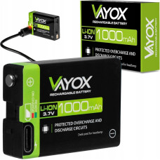 Vayox Akumulator Li-ion 3.7V 1000mAh do latarek czołowych VA0303 Vayox