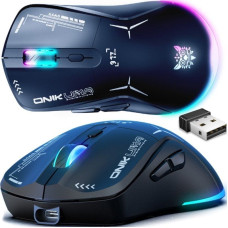 Onikuma Mysz Onikuma ONIKUMA CW917 Myszka Gamingowa bezprzewodowa RGB : Kolor - czarny
