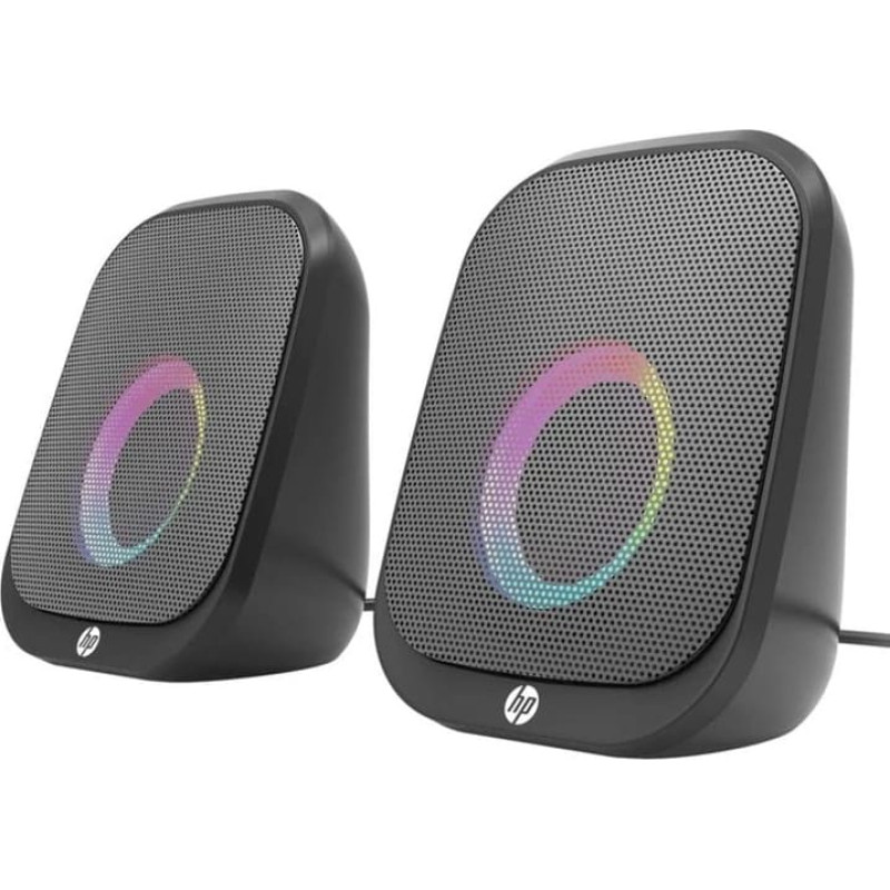 HP g�o�niki DHS-2113, 2.0, 6W, czarne, Bluetooth, pod�wietlanie
