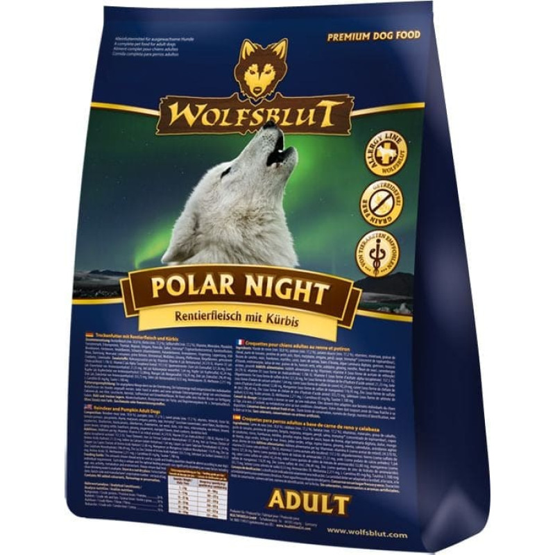 Wolfsblut Dog Polar Night renifer i dynia 2kg