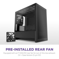 Nzxt OBUDOWA NZXT H3 FLOW MATX MINI TOWER Z OKNEM CZARNA