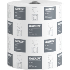Katrin Plus System Medium - Ręcznik w roli, 2-warstwowy, celuloza, 150 m, biały - 6 rolek