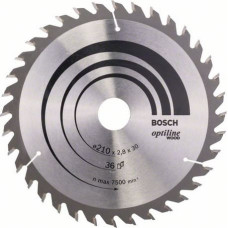 Bosch Tarcza pilarska Optiline Wood 210 x 30mm 36z (2608640622)