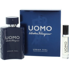 Salvatore Ferragamo Set Salvatore Ferragamo: Uomo Urban Feel, Eau De Toilette, For Men, 10 ml + Uomo Urban Feel, Eau De Toilette, For Men, 100 ml For Men