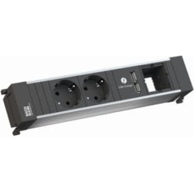 Bachmann POWER FRAME Medium 2x gniazdo z uziemieniem 1x ładowarka USB 1x ABD