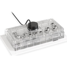 Alphacool Apex Distroplate Dark Base Pro 901, ARGB mit Apex Pumpe - wei