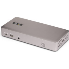 Startech 150UE-USB4DOCKTRIPLE stacja dokująca Przewodowa USB4 Szary