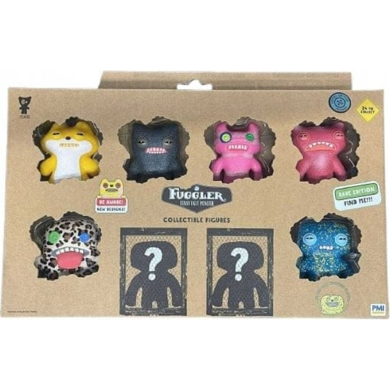 Kids World FUGGLER LIMITED EDITION 1.5 COLLECTIBLE FIGURES - 8 PACK DELUXE BOX VER. D