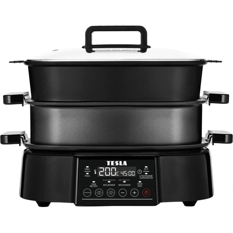 Tesla MultiCook M90 Grill wielofunkcyjny multicooker 11w1 z grillem elektrycznym czarny