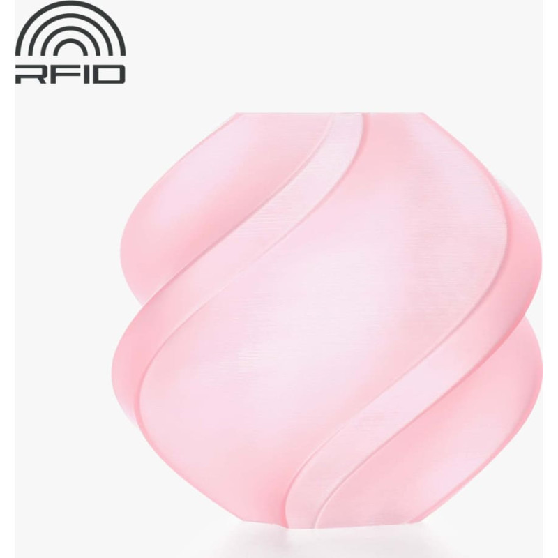Bambulab Filament Bambu Lab PLA Translucent 1,75mm 1kg - w zestawie z wielorazową szpulą - Cherry Pink}