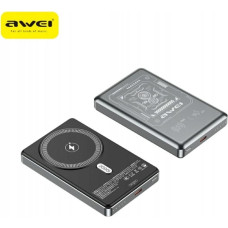 Awei Powerbank Awei PA-31 10000mAh indukcyjny MagSafe szary
