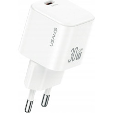 Usams Ładowarka sieciowa USAMS JO Series CC262 30W USB-C + kabel USB-C/USB-C 1m biały