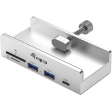 Equip 128968 huby i koncentratory USB 3.2 Gen 1 (3.1 Gen 1) Type-A 5000 Mbit/s Aluminium