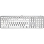Logitech Klawiatura Logitech Logitech MX Keys S klawiatura Uniwersalne RF Wireless + Bluetooth QWERTZ Swiss Aluminium, Biały