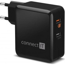Connect It Ładowarka Connect IT 2x USB-A 2.4 A (CWC-3010-BK)
