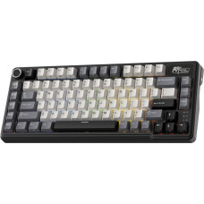 Royal Kludge RK L75 Knight Black Gaming Keyboard Cream switch