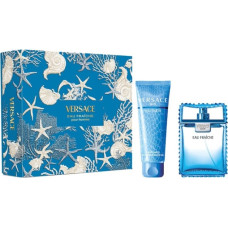 Versace Eau Fraiche Pour Homme Zestaw woda toaletowa spray 100ml + żel pod prysznic 150ml