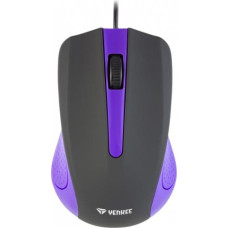 Yenkee USB wired mouse, 3 buttons, rubberized surface