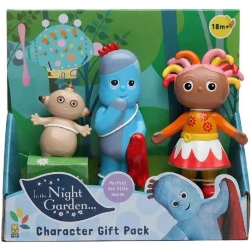 Golden Bear Zestaw figurek: Makka Pakka, Igipigiel, Upsy Daisy