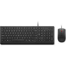 Lenovo Essential | Gaming Keyboard and Mouse Set | Wired | Nordic | Black