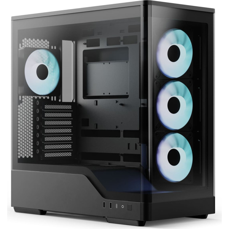 Aerocool Geh Midi P500A Black ACCS-P500A-001